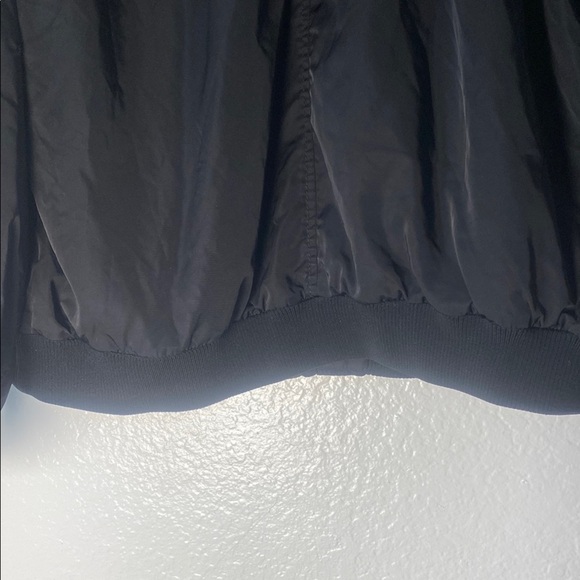 Old Navy Black Bomber Jacket with Gold Zipper Size XL - Picture 9 of 14